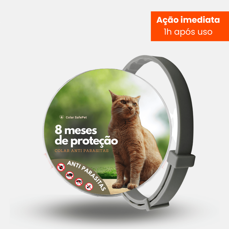 ulgas E Carrapatos Coleira Silicone Anti-Mosquito Proteção Gatos/Cães