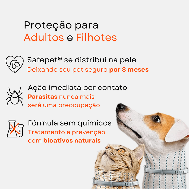 ulgas E Carrapatos Coleira Silicone Anti-Mosquito Proteção Gatos/Cães